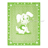 Kocyk dziecięcy bawełniany Doggy Artist 100x140 cm TM Yaroslav